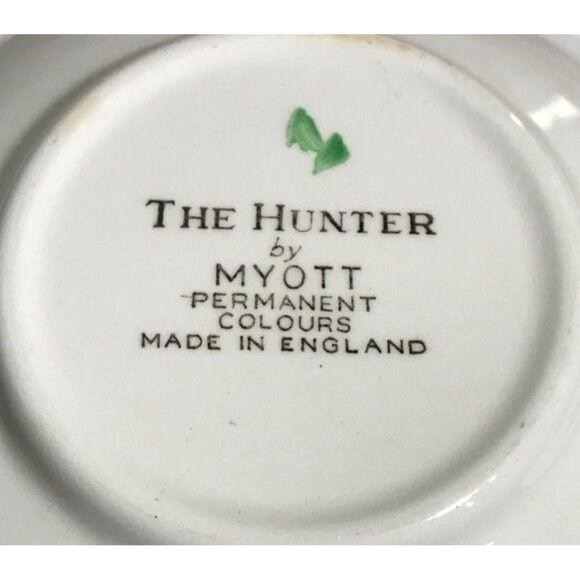 Set Of 4 Myott The Hunter Bowls Made In England 6.5" Diameter Permanent Colours - Picture 6 of 8